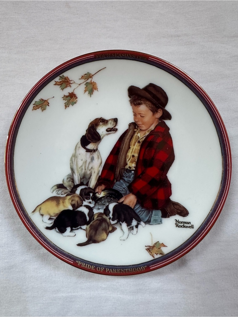 Norman Rockwell “Pride of Parenthood” Decorative Plate